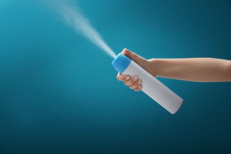 spruzzare deodorante