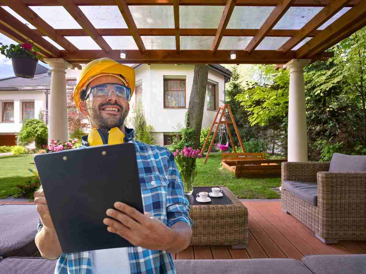 sfondo gazebo e costruttore