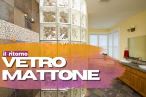Vetro mattone in bagno