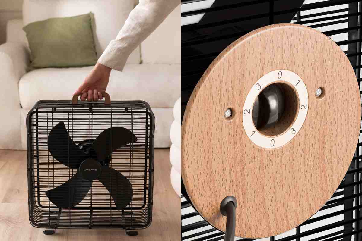 Ventilatore stile industriale Air Floor Box Create Sklum 