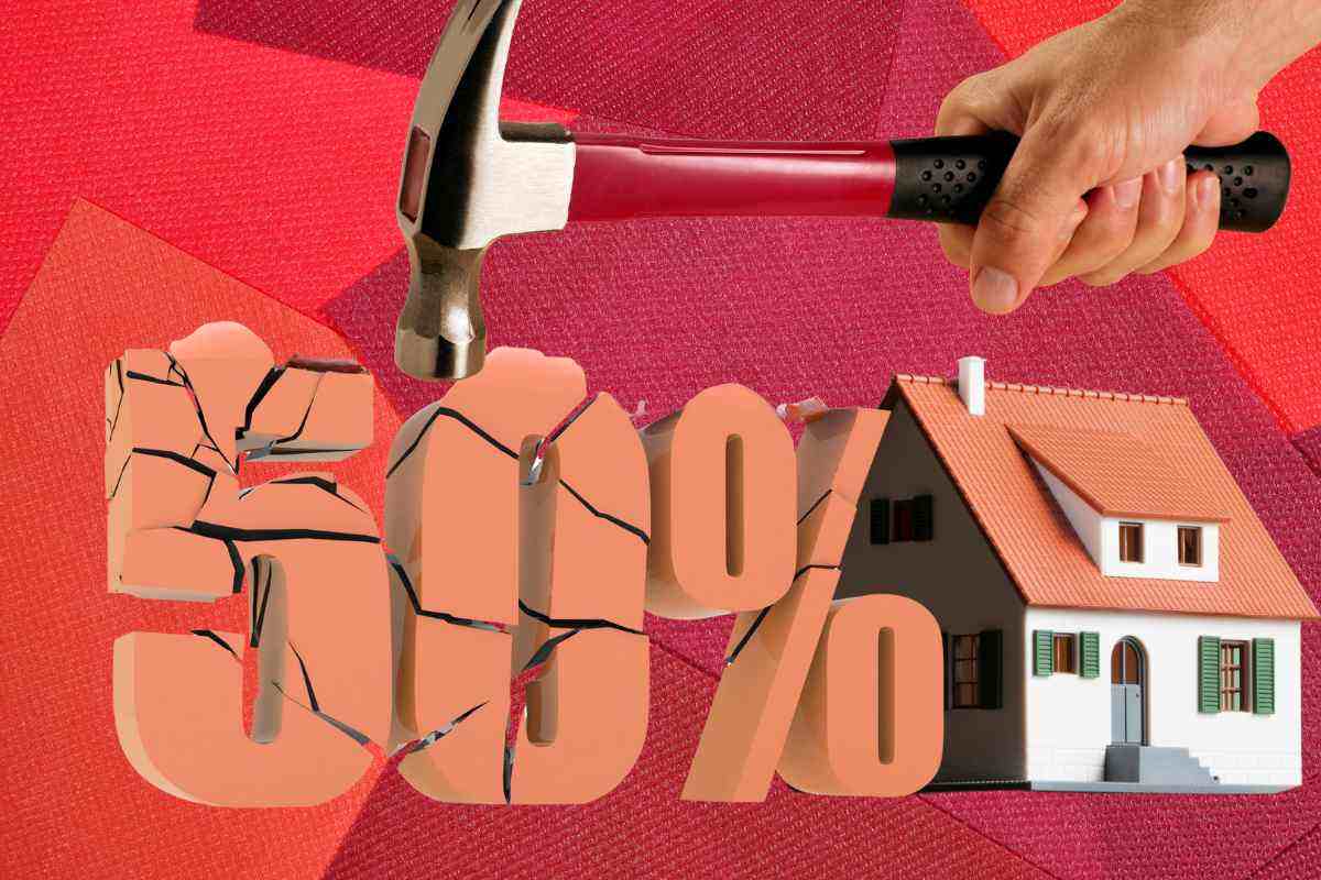 50% e casa