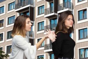 Donne litigano