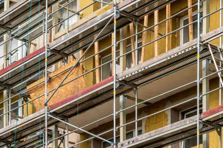 Impalcatura nel palazzo