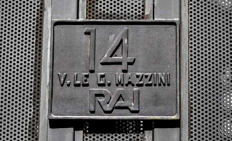 Targa Rai viale Mazzini