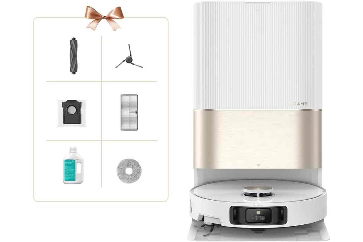 Robot aspirapolvere e lavapavimenti Dreame X40 Ultra Complete
