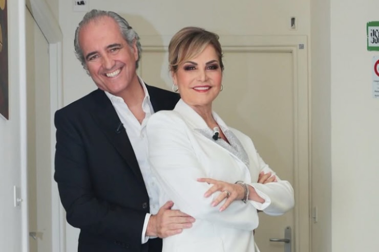 Simona Ventura e Giovanni Terzi