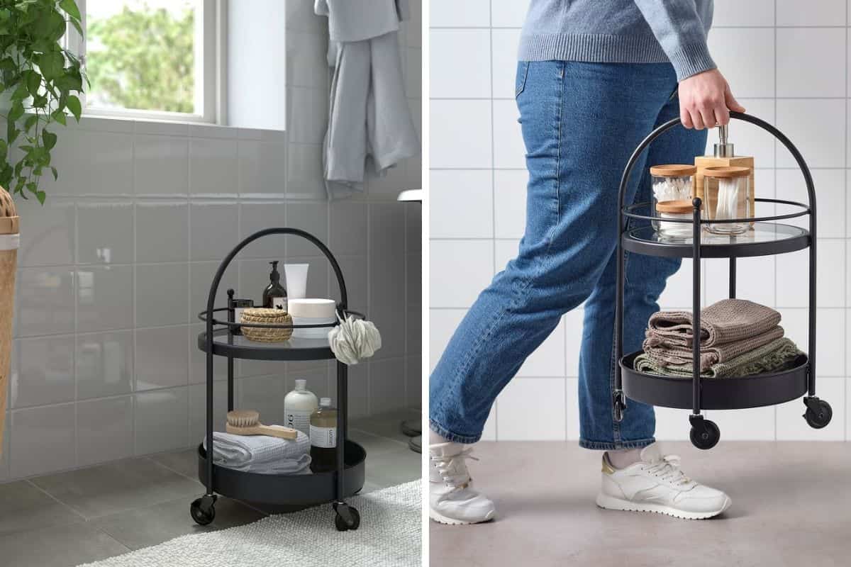 carrello nero Ikea FRÖSJÖN