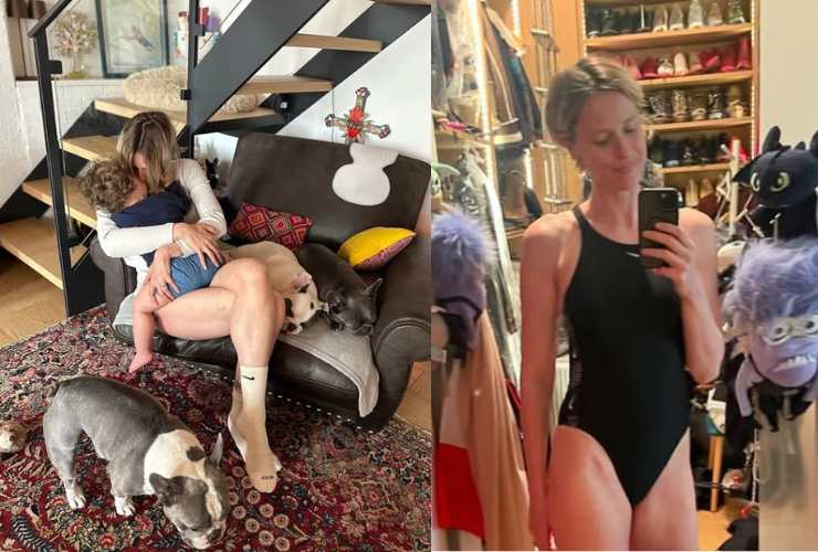 foto di federica pellegrini in casa