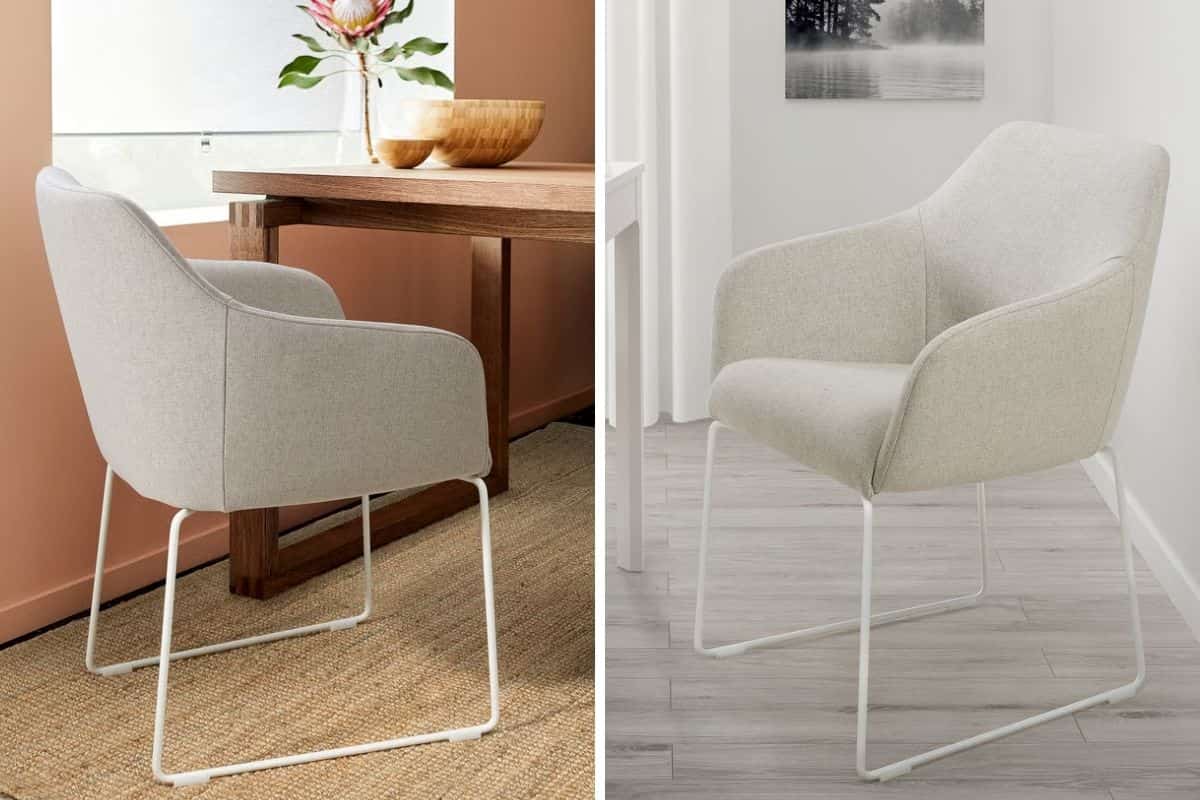 Sedia, metallo bianco