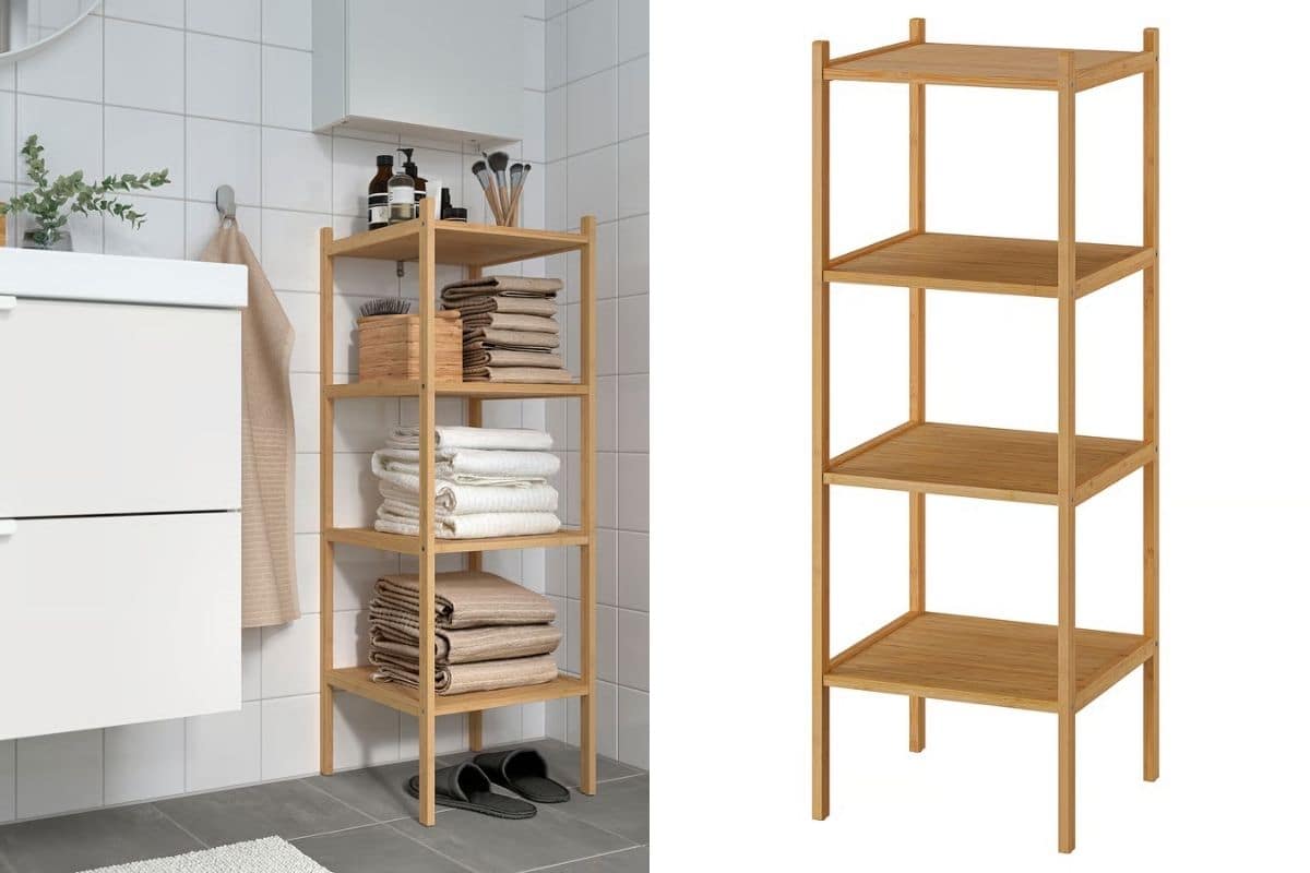 RÅGRUNDScaffale, bambù