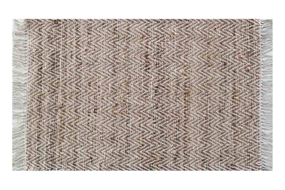 Tappeto in juta beige