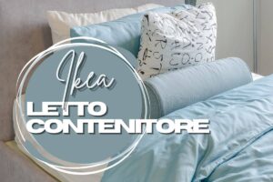 letto singolo con scritte in primo piano