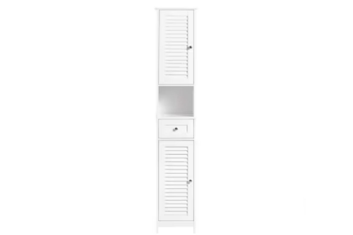 mobile a colonna SoBuy in MDF bianco
