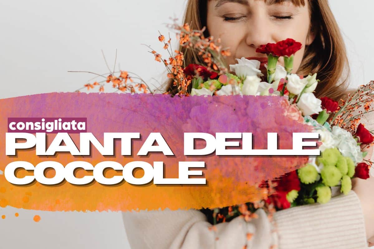 donna con fiori