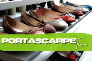 scarpe in fondo con scritte