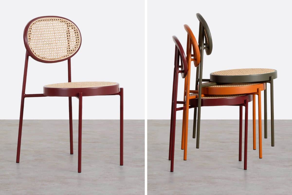 sedie di design in paglia di vienna