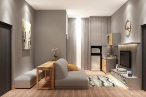 Una casa piccola con spazi ben organizzati