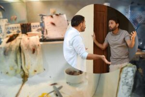 casa e persone che litigano