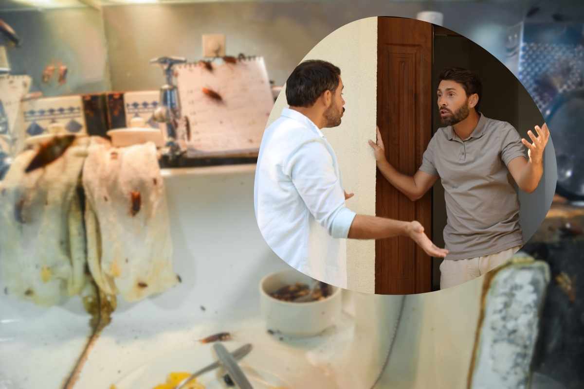 casa e persone che litigano