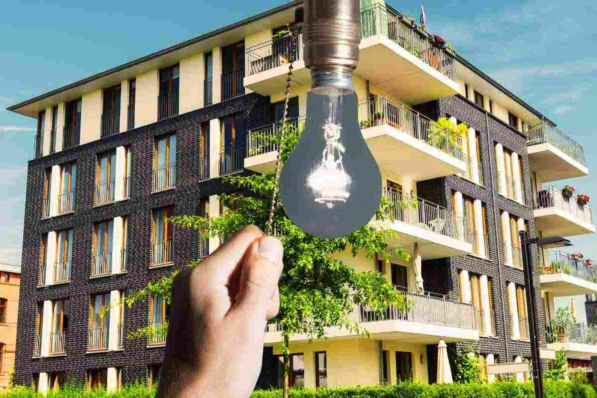 Condominio e lampadina