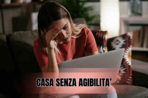 Donna preoccupata