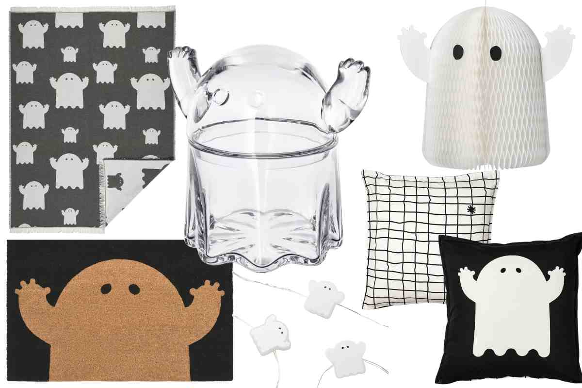 Decorazioni fantasmi KUSTFYR Halloween Ikea 