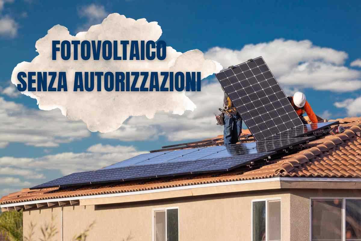 Montare fotovoltaico