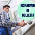 Uomo cambia la finestra