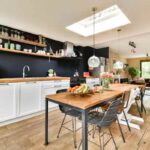 Una cucina open-space