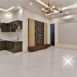 Una casa con un pavimento pulito e brillante