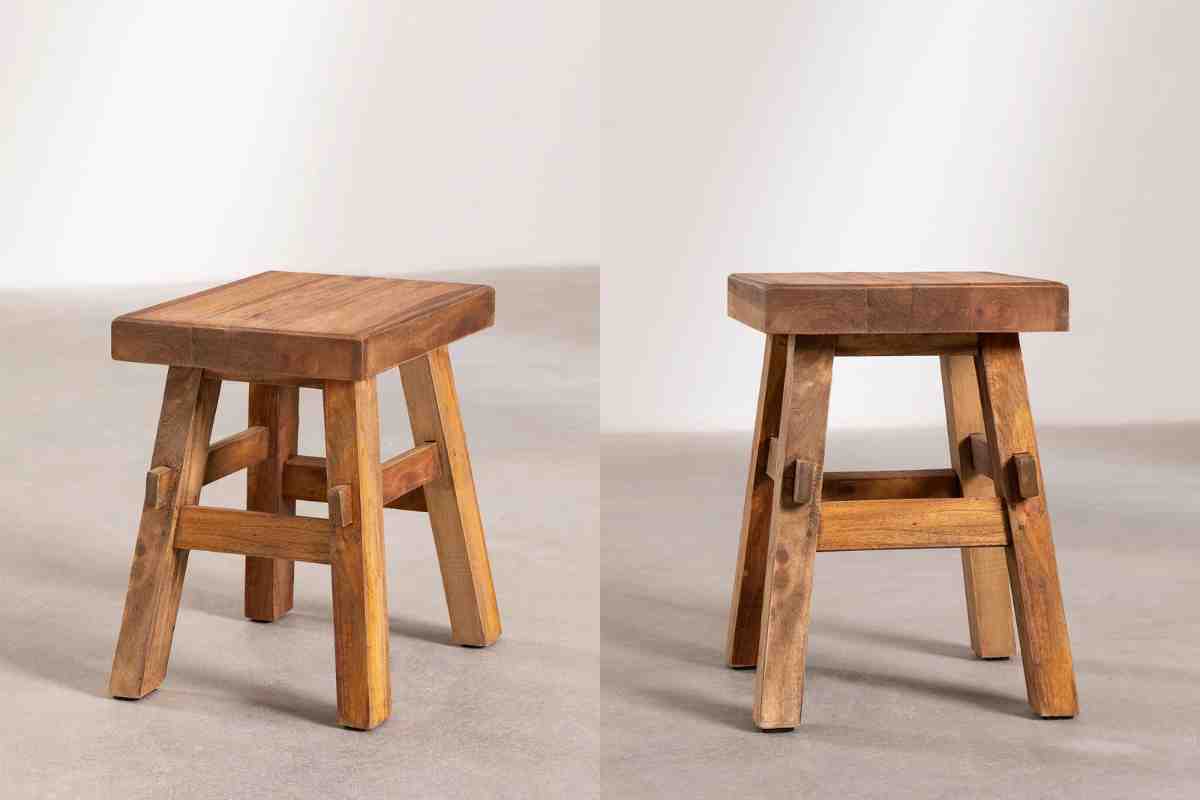 Sgabelli in legno basso Roblie Sklum