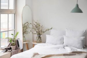 Specchio verticale in camera da letto