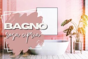 bagno rosa e scritte