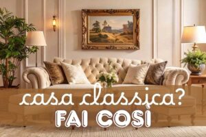Camera con arredamento classico