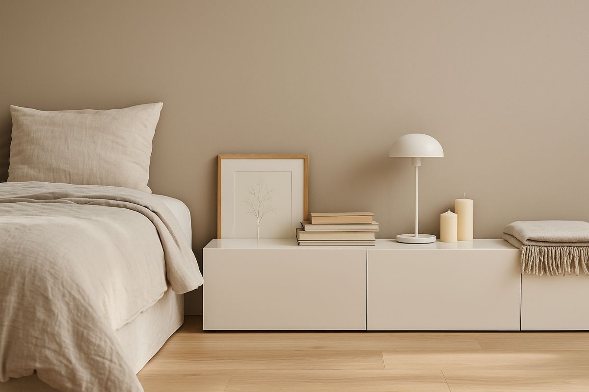 Mobile basso in camera da letto