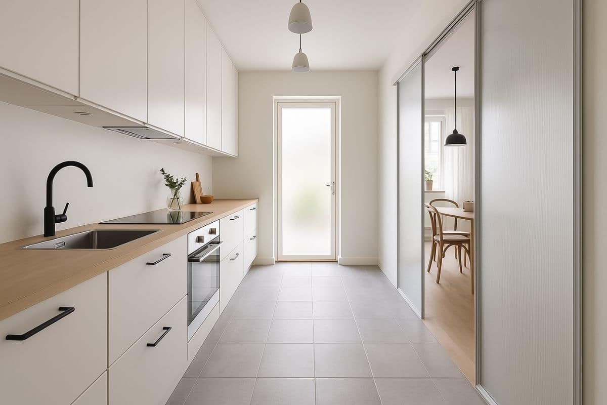 Modello di cucina passante