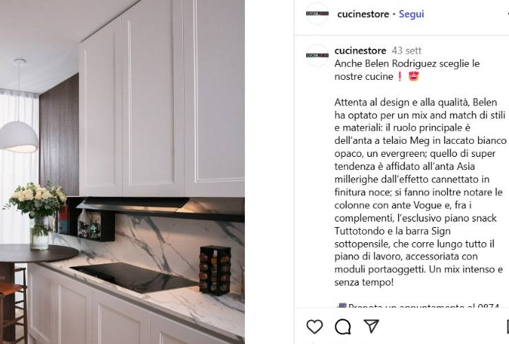 cucina di belen