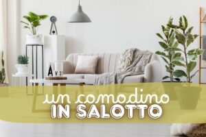 soggiorno e scritte in primo piano
