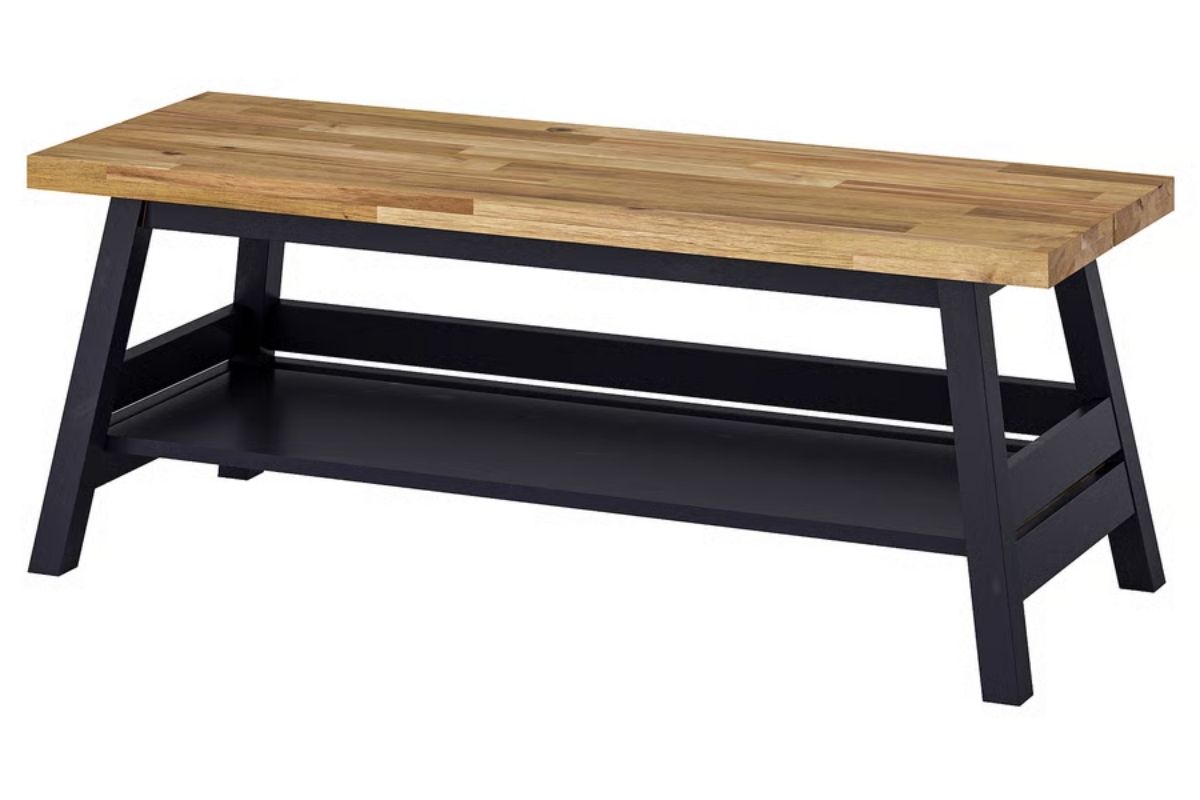 Panca Ikea in legno di acacia