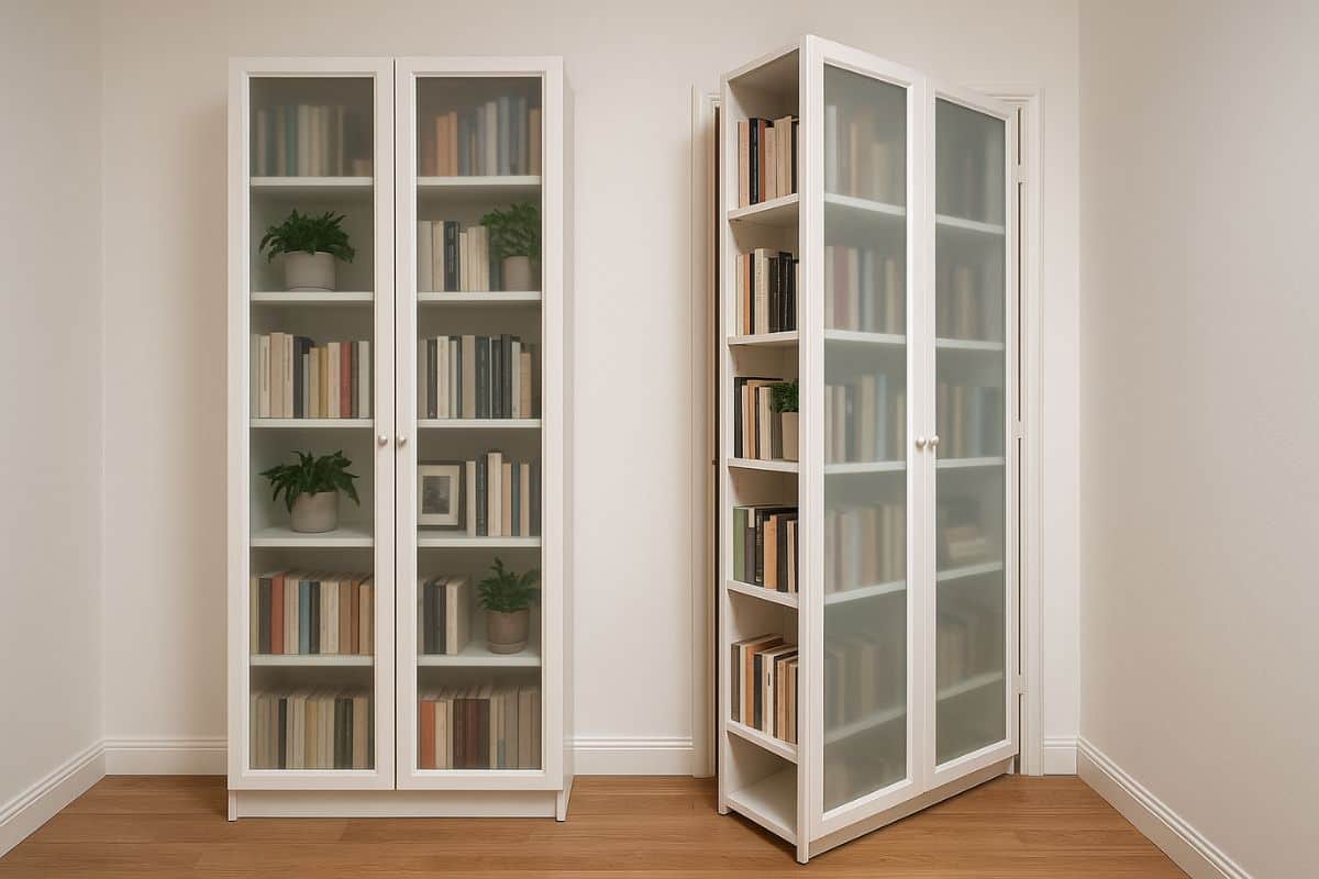Libreria trasformata in porta segreta