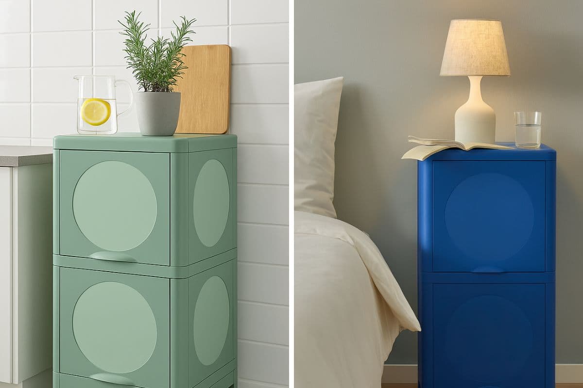 IVÖSJÖNMobile con ante in cucina e in camera