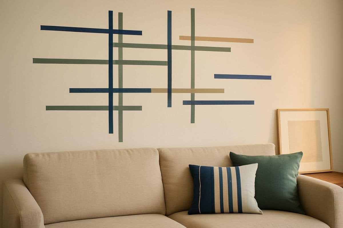 Righe decorative sulla parete