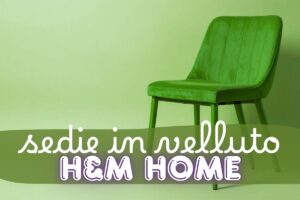 Sedia velluto verde