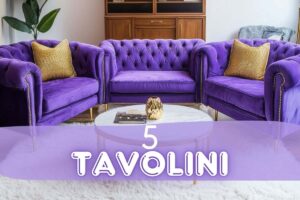 Salotto con tavolino centrale