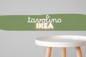 tavolino tondo bianco
