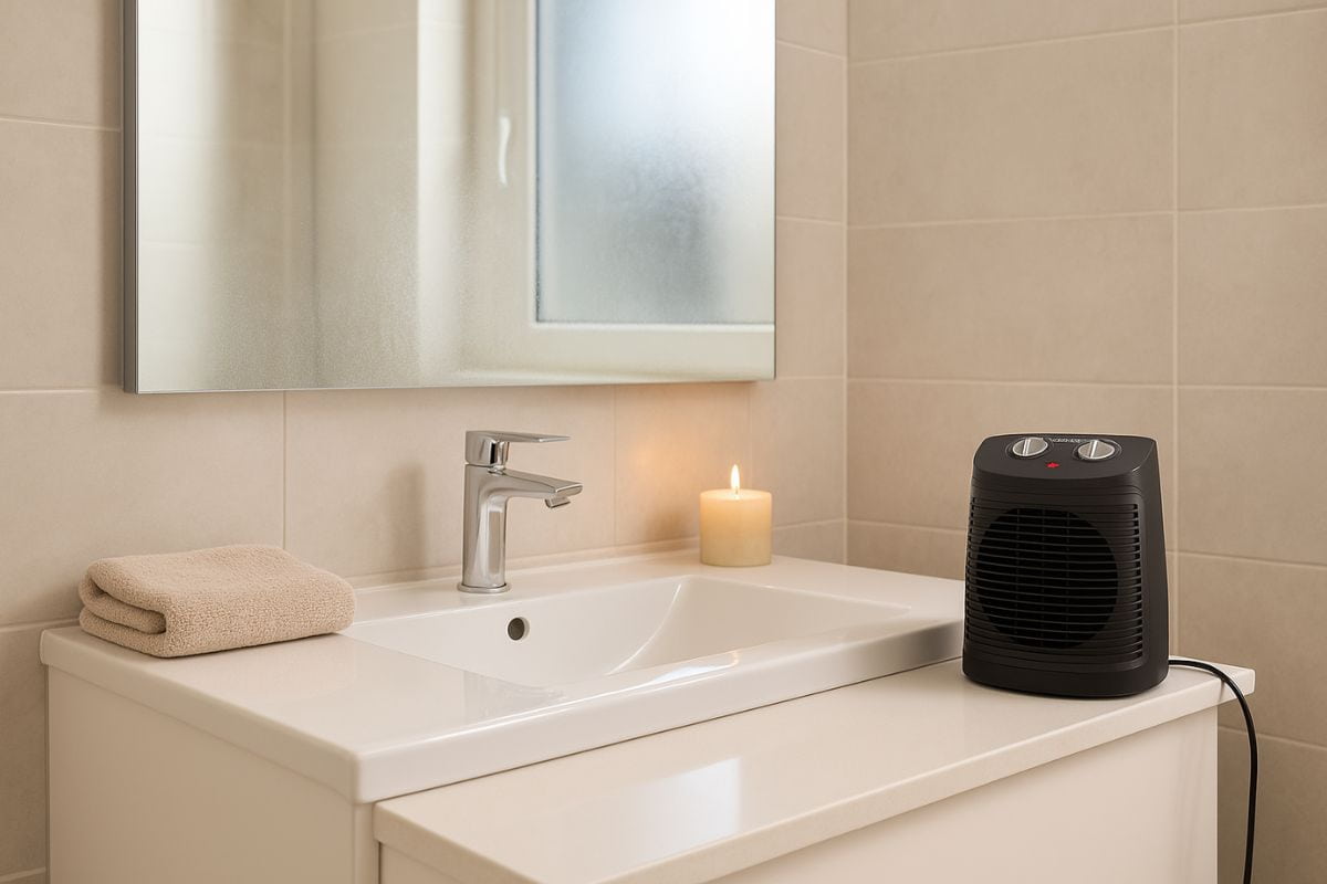 Termoventilatore in bagno