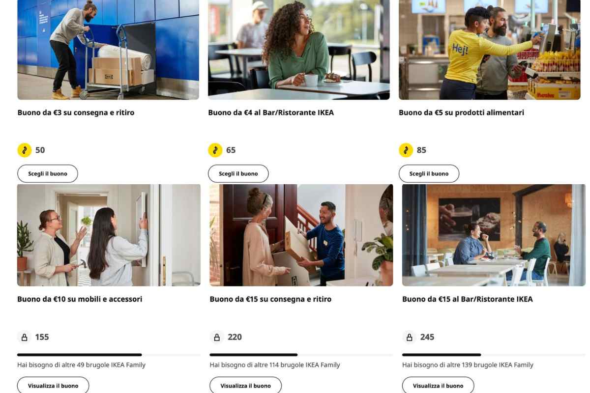 pagina degli sconti con le brugole ikea