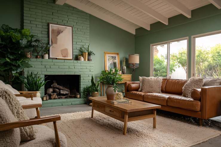 Zona living color verde muschio