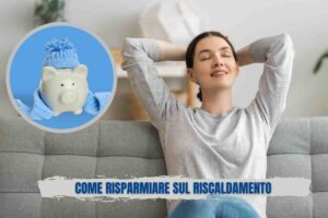 Donna rilassata sul divano