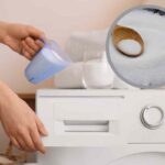 Detersivo per lavatrice e sale